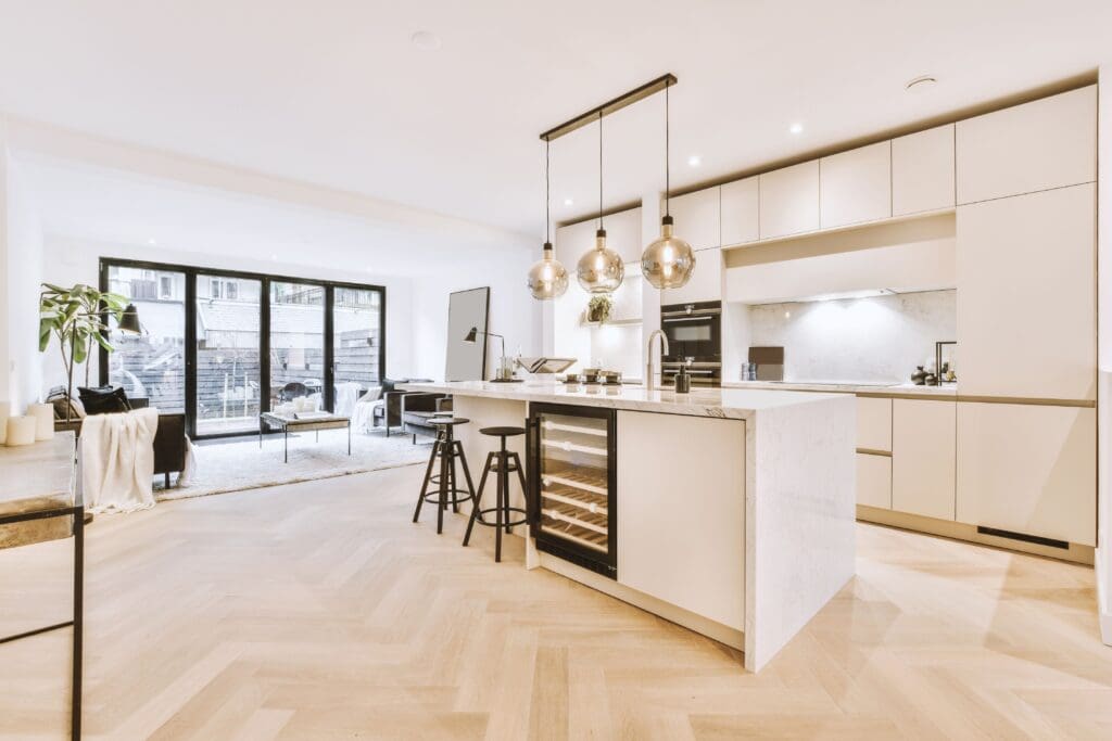 white kitchen