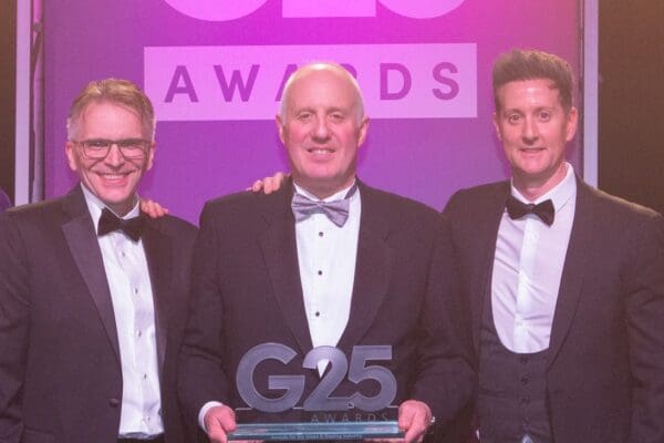 Left to right Michael Butterick, Steve Severs, Richard Wall,