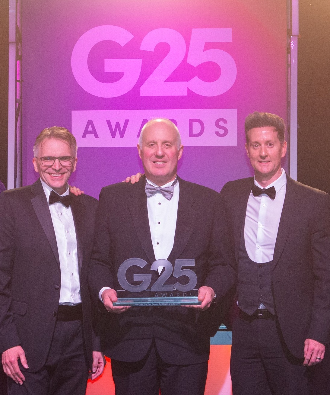 Left to right Michael Butterick, Steve Severs, Richard Wall,