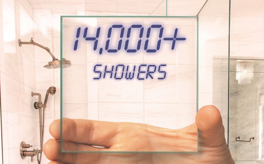 timeless shower glass